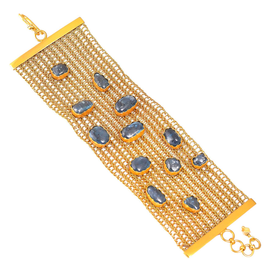 Buy Luxury Handmade Silver Gold Plated Apetite Weaving Bracelet