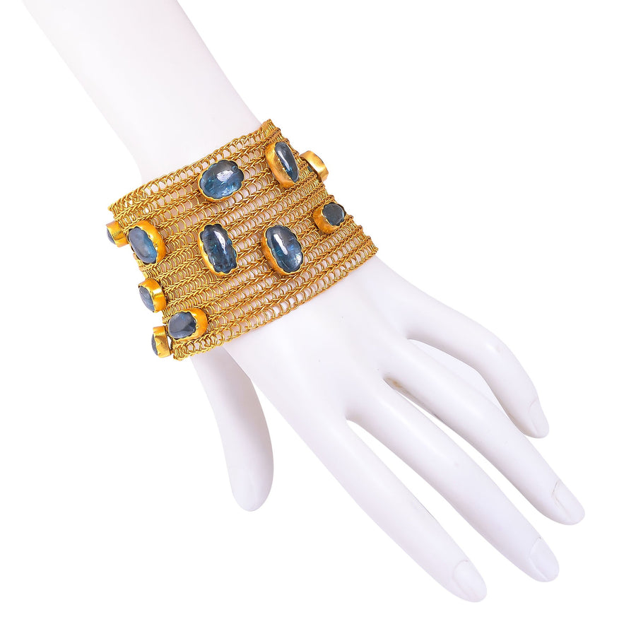 Buy Luxury Handmade Silver Gold Plated Apetite Weaving Bracelet